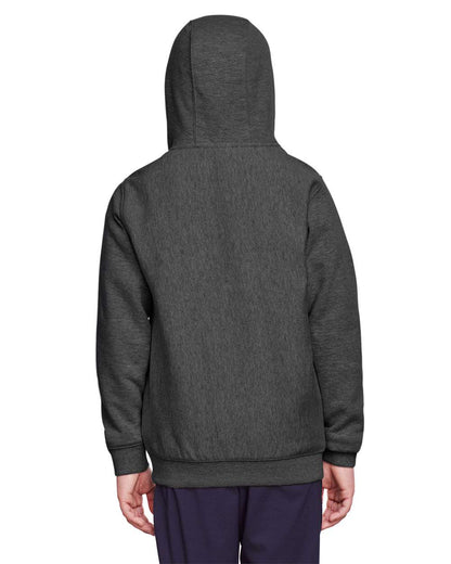 Team 365 Youth Zone HydroSport™ Heavyweight Hooded Sweatshirt TT96Y #colormdl_Dark Grey Heather