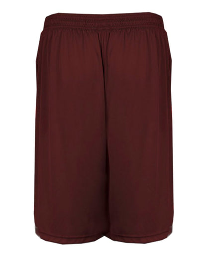 Badger Pocketed 7" Shorts 4127 #color_Maroon