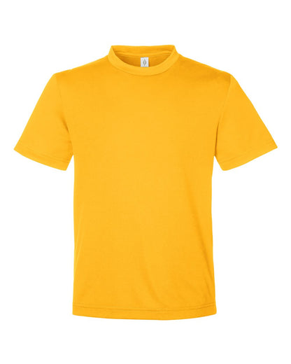 Team 365 Youth Zone Performance Mesh T-Shirt TT15Y #color_Sport Athletic Gold