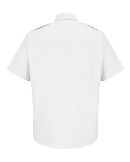 Red Kap Men's Short Sleeve Security Shirt SP66 #color_White