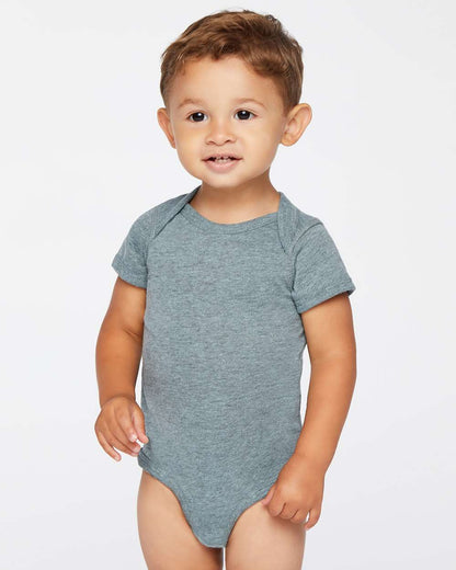 Rabbit Skins Infant Fine Jersey Bodysuit 4424 #colormdl_Ice Blackout