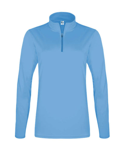 C2 Sport Women's Quarter-Zip Pullover 5602 #color_Columbia Blue