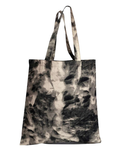 Q-Tees Tie-Dyed Canvas Bag TD800 #color_Stormy Ash