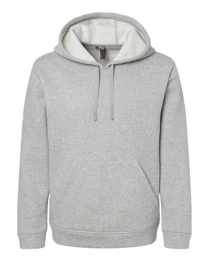 Adidas Unisex Fleece Hooded Sweatshirt A432 #color_Grey Heather