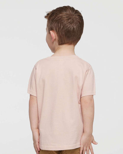 Rabbit Skins Toddler Fine Jersey Tee 3321 #colormdl_Blush