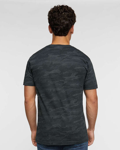 LAT Unisex Fine Jersey Tee 6901 #colormdl_Storm Camo