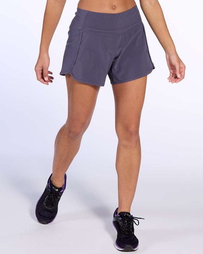 Boxercraft Women's Stretch Woven Lined Shorts BW6103 #colormdl_Mystic