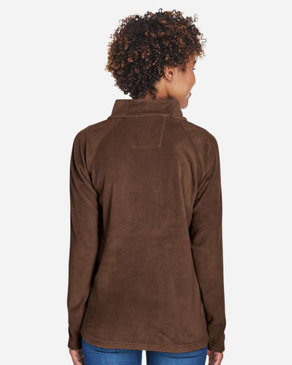 Team 365 Women's Campus Microfleece Jacket TT90W #colormdl_Sport Dark Brown
