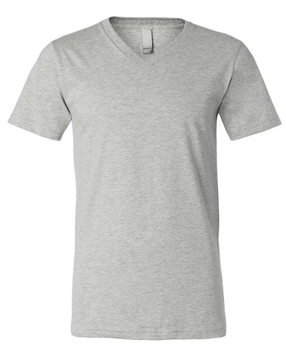 BELLA + CANVAS Unisex Heather CVC V-Neck Tee 3005CVC #color_Athletic Heather