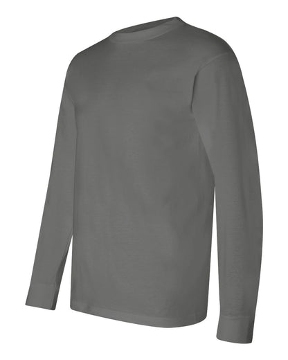 Bayside USA-Made Long Sleeve T-Shirt 6100 #color_Charcoal