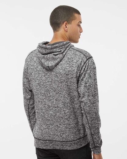J. America Men's Cosmic Fleece Hooded Sweatshirt 8613 #colormdl_Charcoal Fleck