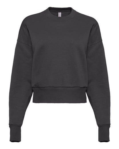 Next Level Women's Heavyweight Crewneck Sweatshirt 9087 #color_Graphite Black