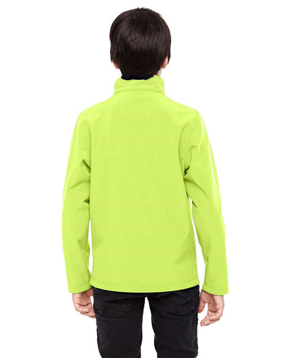 Team 365 Youth Leader Soft Shell Jacket TT80Y #colormdl_Safety Yellow