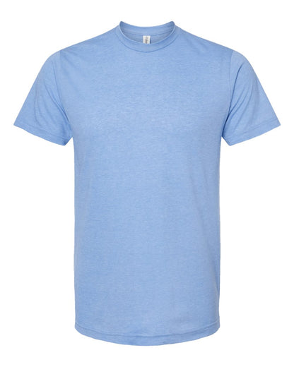 Tultex Poly-Rich T-Shirt 241 #color_Heather Athletic Blue