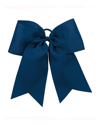 Augusta Sportswear Cheer Hair Bow 6701 #color_Navy