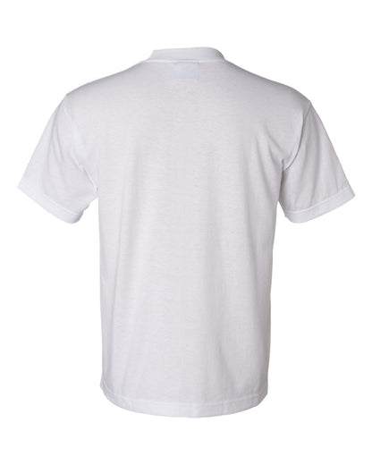 Bayside USA-Made 50/50 T-Shirt 1701 #color_White