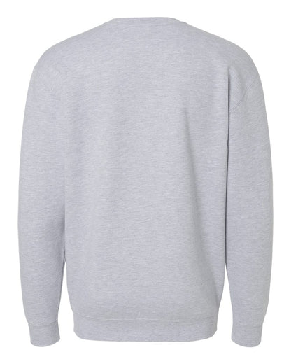 Independent Trading Co. Heavyweight Crewneck Sweatshirt IND3000 #color_Grey Heather