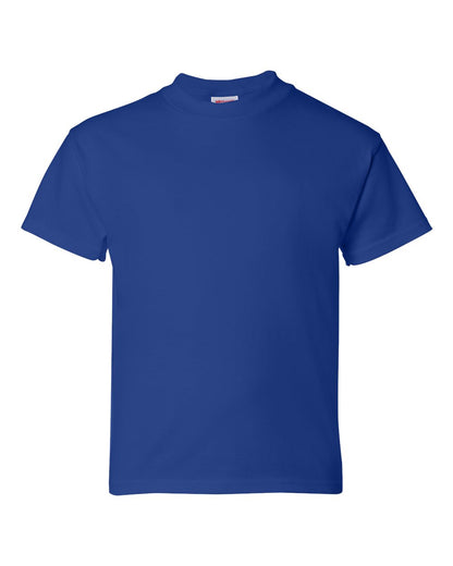 Hanes Essential-T Youth T-Shirt 5480 #color_Deep Royal