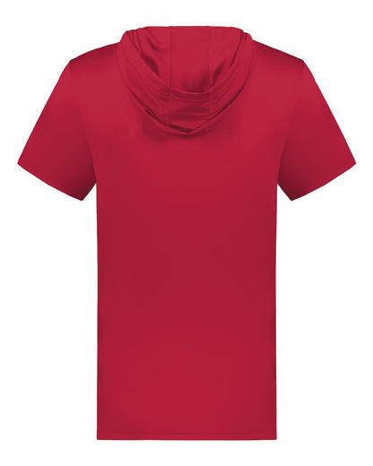 Holloway Men's Hooded T-Shirt Powered by Coolcore 222142 #color_Scarlet