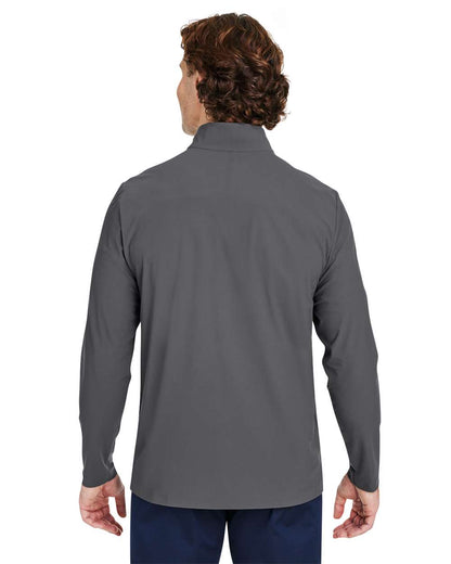 Devon & Jones Men's CrownLux Performance® Windsor Welded Quarter-Zip Pullover DG410 #colormdl_Graphite