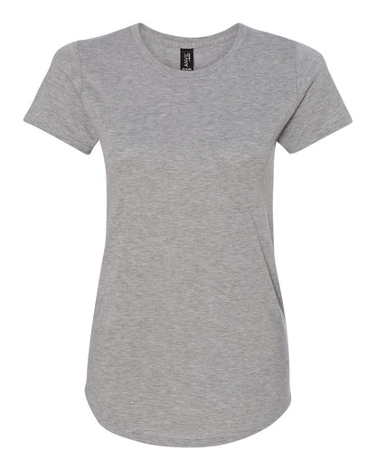 Gildan Women's Softstyle® Triblend T-Shirt 6750L #color_Heather Grey
