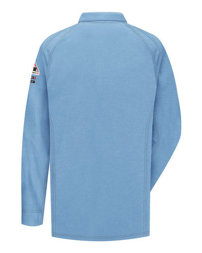 Bulwark Long Sleeve Polo QT12 #color_Blue