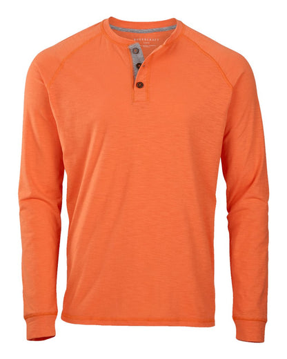 Boxercraft Henley Long Sleeve T-Shirt BM3101 #color_Mandarin