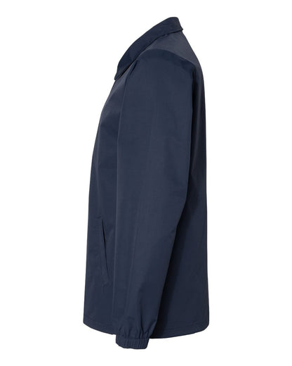 Independent Trading Co. Water-Resistant Windbreaker Coach’s Jacket EXP99CNB #color_Classic Navy