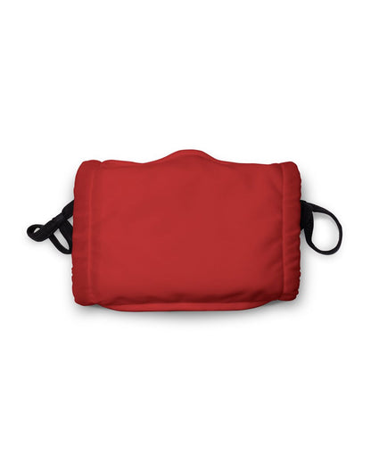 Hanes 2-Ply Cotton Pocket Face Mask MKPKCR #color_Deep Red