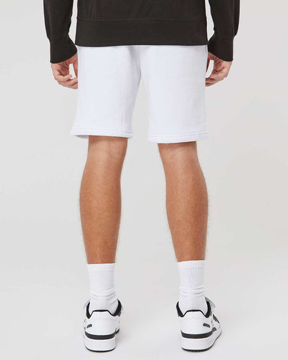 Independent Trading Co. Midweight Fleece Shorts IND20SRT #colormdl_White