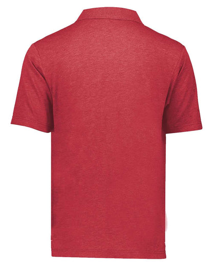 Holloway Men's Repreve® Eco Polo 222575 #color_Scarlet Heather