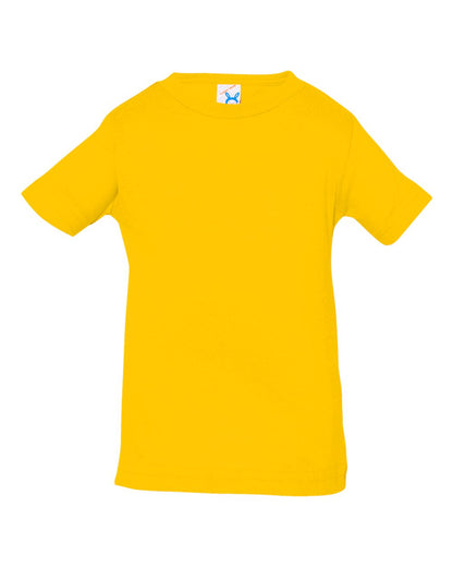 Rabbit Skins Infant Fine Jersey Tee 3322 #color_Yellow
