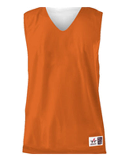 Alleson Athletic Youth Reversible Mesh Tank 560RY #color_Orange/ White