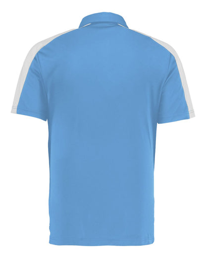 Augusta Sportswear Two-Tone Vital Polo 5028 #color_Columbia Blue/ White