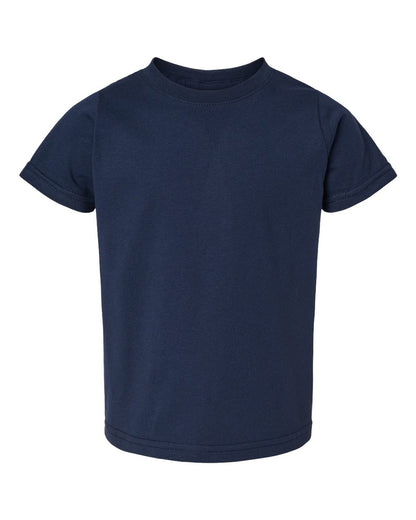 Rabbit Skins Toddler Fine Jersey Tee 3321 #color_Navy