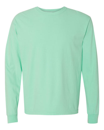Comfort Colors Unisex Garment-Dyed Heavyweight Long Sleeve T-Shirt 6014 #color_Island Reef