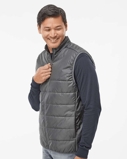 Adidas Men's Puffer Full-Zip Vest A572 #colormdl_Grey Five