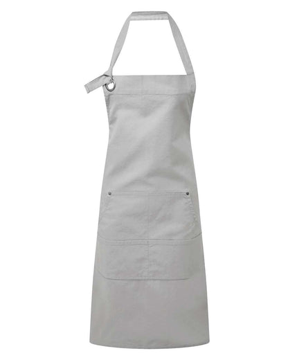 Artisan Collection by Reprime Calibre Heavy Cotton Canvas Pocket Apron RP137 #color_Silver
