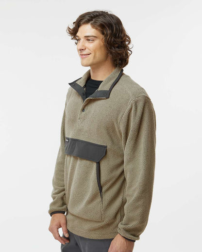 DRI DUCK Timber Mountain Fleece Pullover 7356 #colormdl_Moss