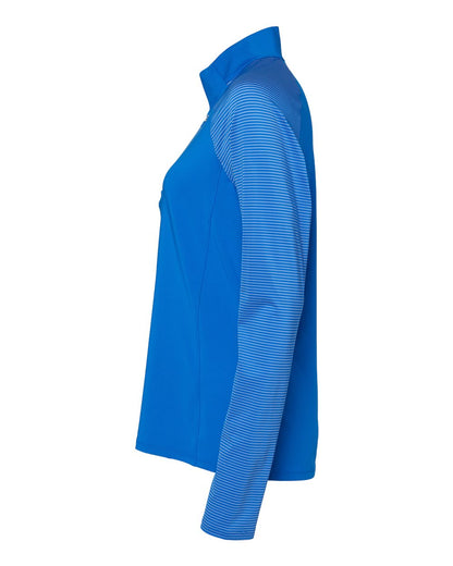 Adidas Women's Ultimate365 Lightweight Raglan Quarter-Zip Pullover A521 #color_Glory Blue