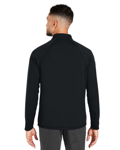 North End Men's Revive Coolcore® Quarter-Zip Pullover NE410 #colormdl_Black