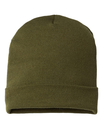 CAP AMERICA USA-Made Patriotic Cuffed Beanie RK12 #color_Olive/ Khaki USA