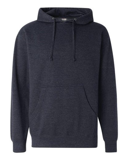 Independent Trading Co. Unisex Midweight Hooded Sweatshirt SS4500 #color_Classic Navy Heather
