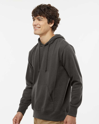 J. America Men's Ripple Fleece Hooded Sweatshirt 8706 #colormdl_Black