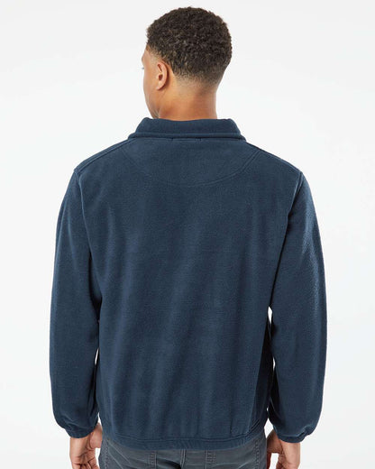 Burnside Polar Fleece Quarter-Zip Pullover 3052 #colormdl_Navy