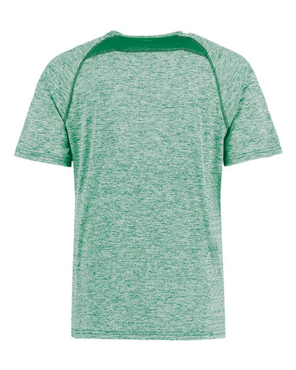 Holloway Youth Electrify CoolCore® T-Shirt 222671 #color_Kelly Heather