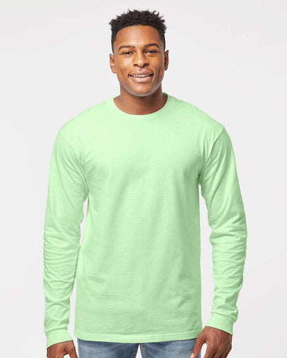 Tultex Heavyweight Jersey Long Sleeve T-Shirt 291 #colormdl_Neo Mint