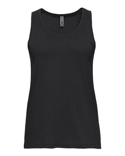 Next Level Women's Cotton Tank 3933 #color_Black