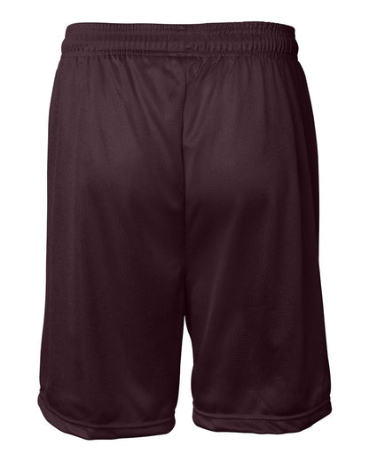 Badger Mini Mesh 7'' Inseam Shorts 7237 #color_Maroon