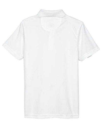 UltraClub Youth Cool & Dry Mesh Piqué Polo 8210Y #color_White